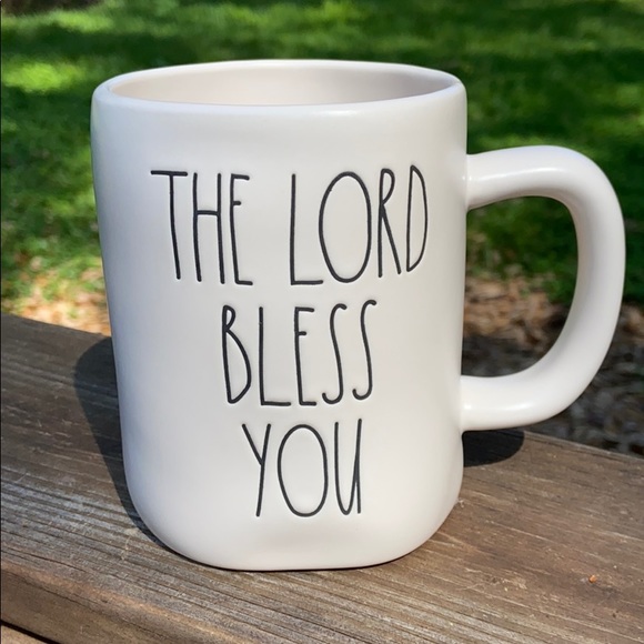 New Rae Dunn THE LORD BLESS YOU / AND KEEP YOU Mug